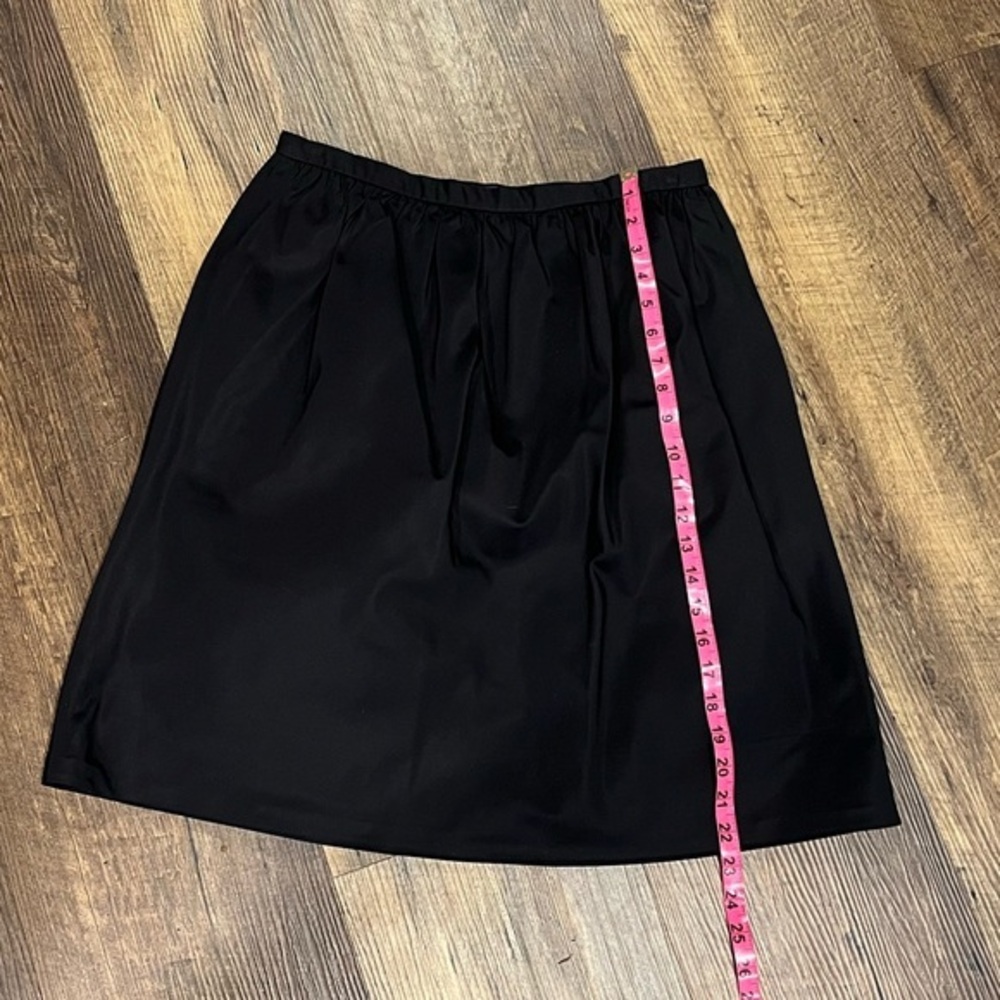 Ralph Lauren Collection silk skirt womens size 6 Purple Label‎ 100% silk black - Picture 3 of 10